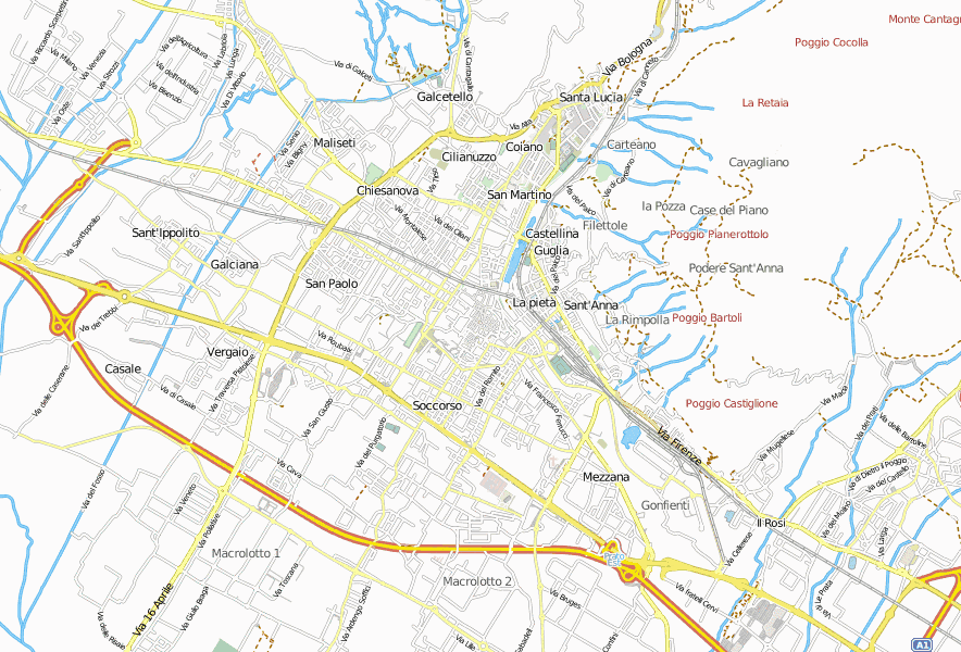 piazza san marco prato google map
