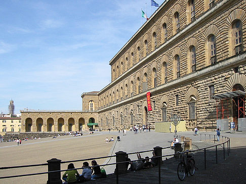 Foto Palazzo Pitti von außen - Florenz