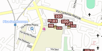 Stadtplan Pisa