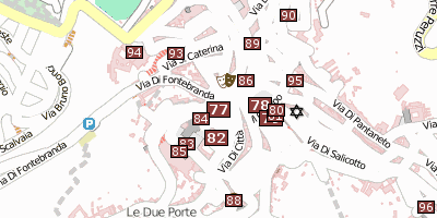 Stadtplan Siena